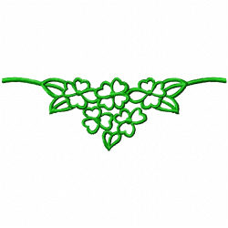 Flowers And Tree Embroidery Design 10